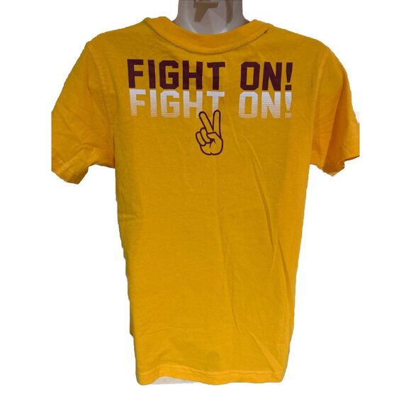 USC Trojans Colosseum Golden Yellow Crew Neck SS T-Shirt Youth Kid's M NEW - Picture 4 of 5